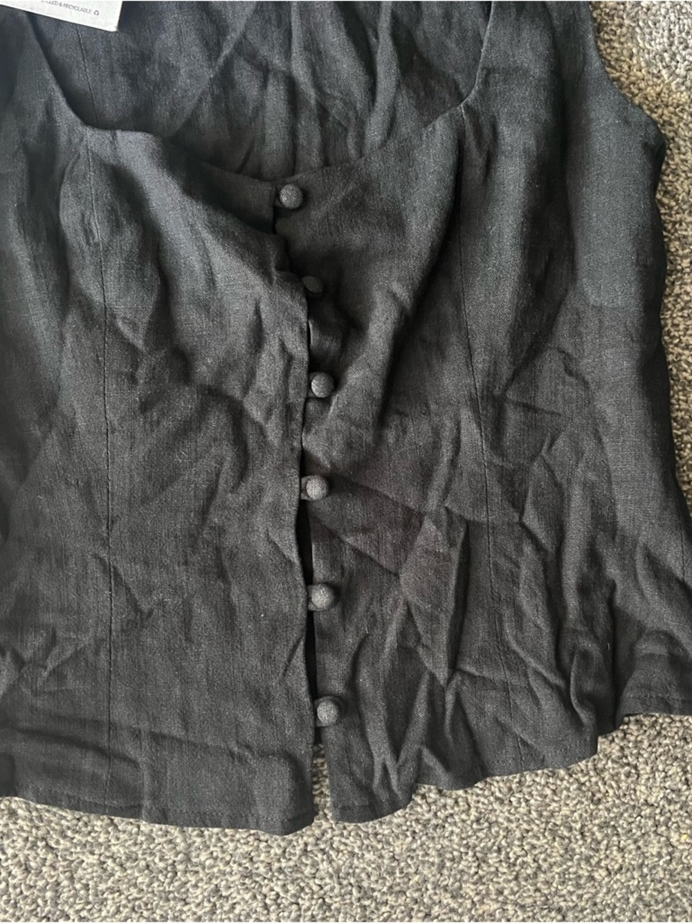 Princess Polly Black Sleeveless Top - Picture 3 of 8